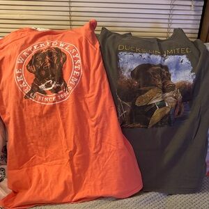 Drake shirt and Ducks Unlimited size xl.